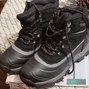 Khombu Men's Flume Waterproof Trail Hiking Snow Boots Black Size 8M